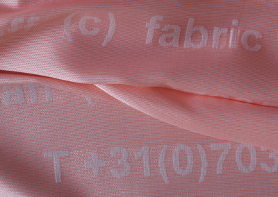 Innovative design upholstery fabric, commissioned by Association of Art